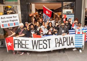 Free West Papua Activists in Melbourne, Australia, 2012