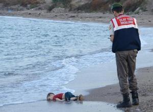 The Loss of Three-Year Old Syrian Refugee, Aylan Kurdi; Turkish Coast, Sept. 2015