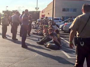 Police Arrest I70 protesters, St. Louis, Missouri