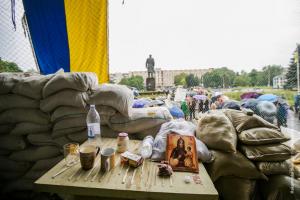 Ukraine Separatists Crisis Slovyansk ATO, July 2014