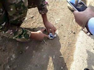 Disarming ISIS Improvised Explosive Devices; Diyala, Iraq, Nov 2015