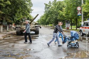 Ukraine Separatists Crisis Slovyansk ATO, July 2014