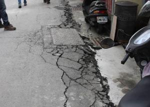 Effects of 2016 Taiwan Earthquake; Tainan, Taiwan, February 2016