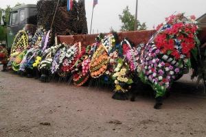 Funeral of Aleksy Mozgovoy, Commander of the Rebel Prizrak Brigade; Alchevsk, Ukraine, 2015