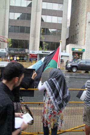 Hundreds protest in Toronto over Israeli action in Gaza