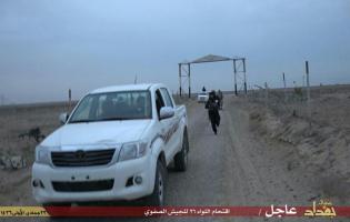 Islamic State Enters Captured Brigade 26 Iraqi Military Base , Tharthar - Iraq , Mar 2015