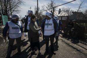 Organization for Security and Co-operation in Europe (OSCE) Observers Monitor Situation in Shyrokyne