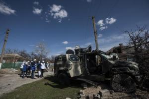 Organization for Security and Co-operation in Europe (OSCE) Observers Monitor Situation in Shyrokyne