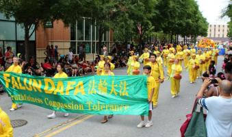 Falun Gong Members Participate in Memorial Day Parade; Rockville, Maryland, USA, May 2016