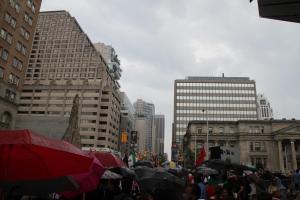 Hundreds protest in Toronto over Israeli action in Gaza