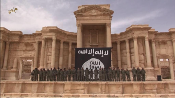 Mass Execution of Syrian Government Soldiers by ISIS in Palmyra Amphitheatre; Syria, May 2015