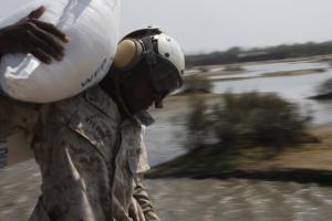 American Military Providing Humanitarian Aid to Pakistan Flood Victims, 2010