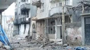 Nur Neighborhood Under Aattack In Cizre; Turkey, 2015