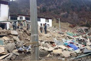 Destruction of Tibetan Buddhist Convent, Pekar, China, October 2015