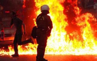 Anti-Austerity Protests Turn Violent; Athens, Greece, July 2015