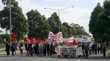 Refugee Children in Immigration Detention Protest Broadmeadows, Melbourne, Australia, 2011