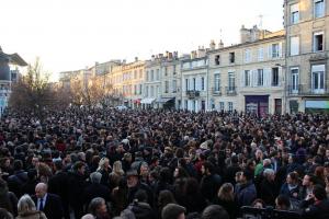 Charlie Hebdo Solidarity Rally, Bordeaux, Jan 2015