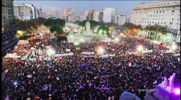 Protests Against Femicide; Buenos Aires, Argentina, June 2015