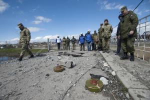 Organization for Security and Co-operation in Europe (OSCE) Observers Monitor Situation in Shyrokyne