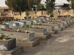 Qamislo Martyrs Cemetery for Kurdish (YPG/YPJ) Fighters; Syria, 2014