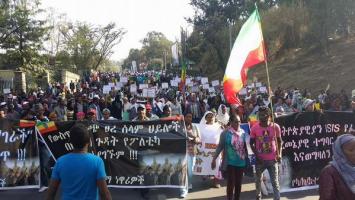 Residents Denounce the Self Proclaimed Islamic State, Addis Ababa - Ethiopia, Apr 2015