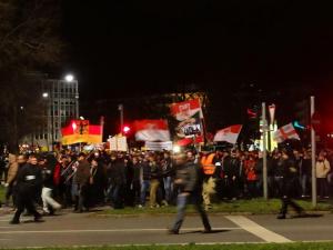 PEGIDA Demonstration After Charlie Hebdo Shooting, Dresden Germany, Jan 2015