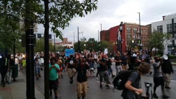 Civilians Protest the Killing of Sam Dubose, Cincinnati, Idaho