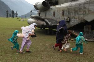 American Military Providing Humanitarian Aid to Pakistan Flood Victims, 2010