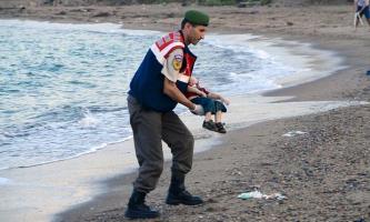 The Loss of Three-Year Old Syrian Refugee, Aylan Kurdi; Turkish Coast, Sept. 2015