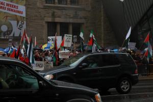 Hundreds protest in Toronto over Israeli action in Gaza