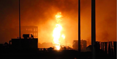 Tianjin Explosion; China, Aug 2015