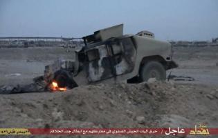 Islamic State Enters Captured Brigade 26 Iraqi Military Base , Tharthar - Iraq , Mar 2015