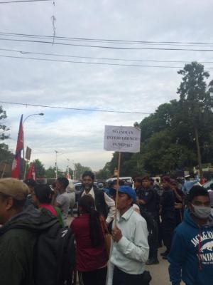 Anti-Indian Interference Protest; Kathmandu, Nepal, Aug 2016