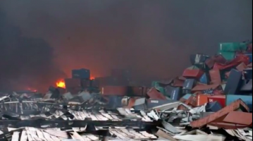 Tianjin Explosion; China, Aug 2015