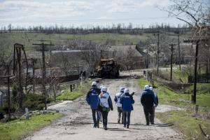 Organization for Security and Co-operation in Europe (OSCE) Observers Monitor Situation in Shyrokyne