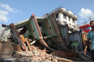 May 2015 Nepal earthquake; Kathmandu, Nepal, May 2015