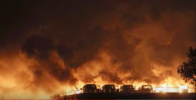 Tianjin Explosion; China, Aug 2015