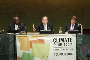 UN Climate Change Summit in New York, September 2014