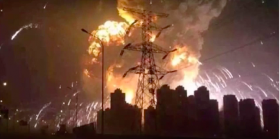 Tianjin Explosion; China, Aug 2015