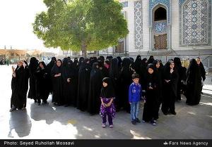 Funeral Service for Seven Pakistani Militants Killed in Syria, Qom - Iran, Apr 2015