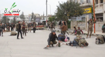 Rebel Fighters from Jaysh Al Fatah in the Center of Idlib