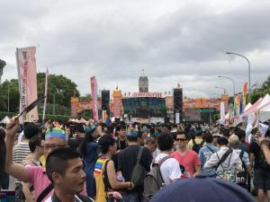 Taiwan LGBT Pride parade in Taipei, October 2016