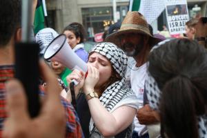 Hundreds protest in Toronto over Israeli action in Gaza