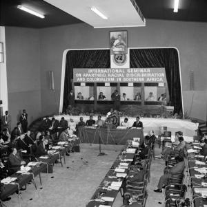 United Nations Seminar on Apartheid, Racial Discrimination and Colonialism in Kitwe, Zambia 