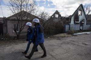 Organization for Security and Co-operation in Europe (OSCE) Observers Monitor Situation in Shyrokyne