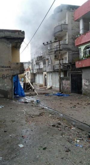 Nur Neighborhood Under Aattack In Cizre; Turkey, 2015