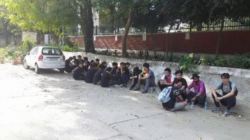 Detainment of Tibet Youth Congress Protesters; Delhi, India, March 2016