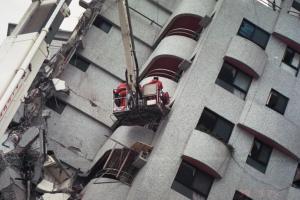 Rescue Operations Following the 921 Earthquake;  Jiji, Taiwan, September 1999