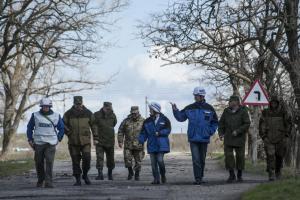 Organization for Security and Co-operation in Europe (OSCE) Observers Monitor Situation in Shyrokyne