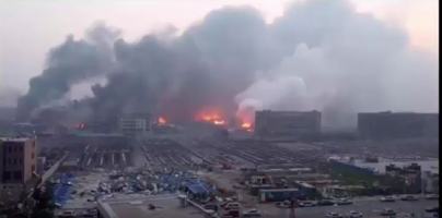 Tianjin Explosion; China, Aug 2015